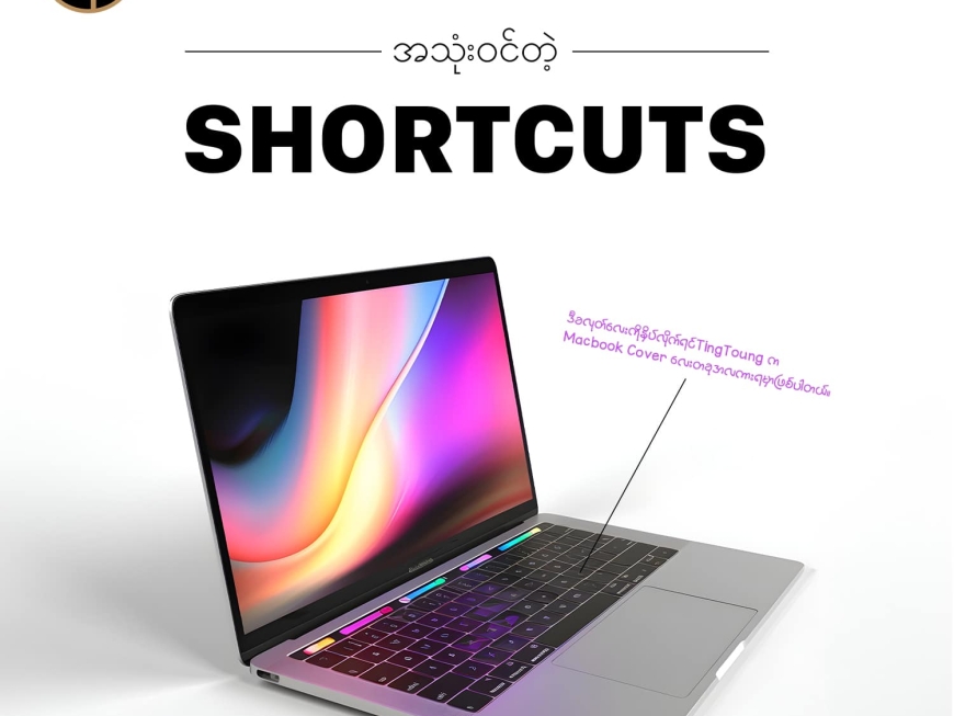 Macbook အတွက် မဖြစ်မနေသိထားသင့်တဲ့ Shortcut လေးတွေ