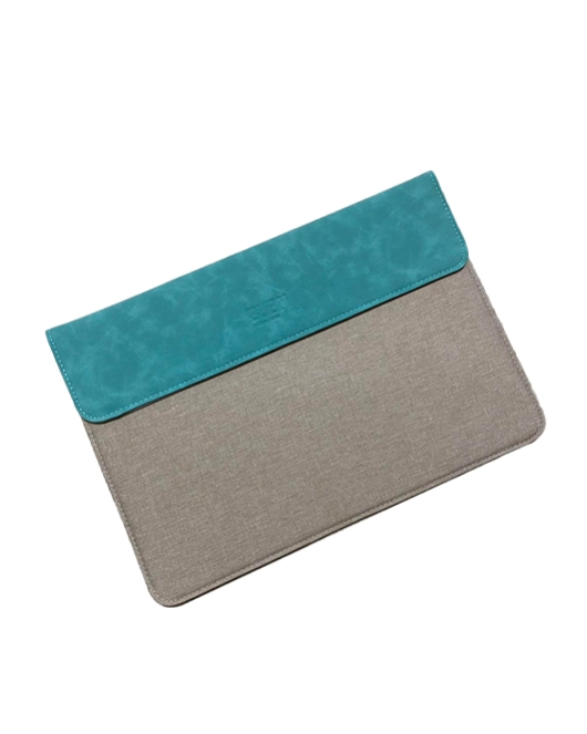 Green Beige Laptop Sleeve