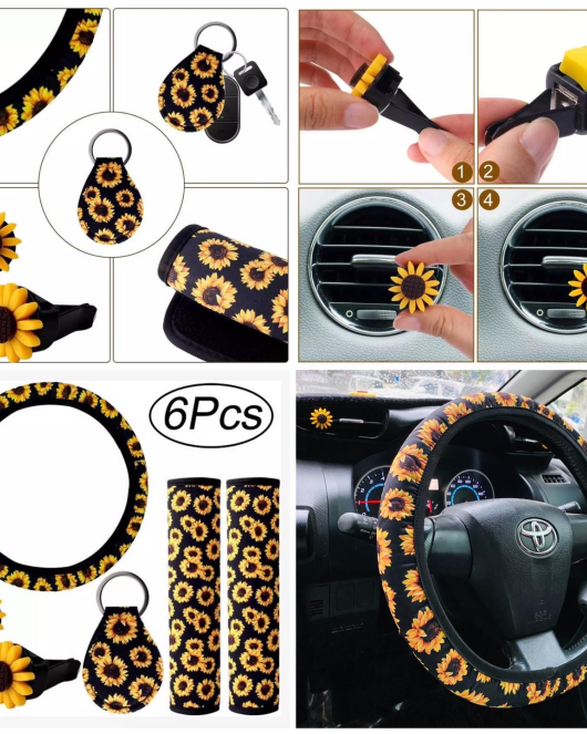 Sunflower Steering Wheel set